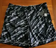 AND1 Men's 'Offense' Basketball Shorts 3XL Black & Gray 8" Inseam Pockets #10724