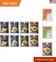 8-Pack Authentic Japanese Ramen Noodles - Quick Cooking, Non-Fried Delight