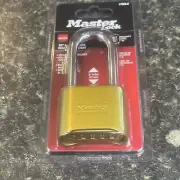 Master Lock 175DLH Brass Resettable Combination Padlock 2 x 2-1/4 in.