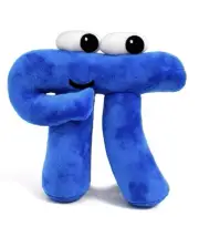 Short 3Blue1Brown Pi Plushie