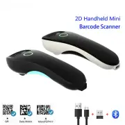 Barcode Scanner HBA-W6 Wireless 1D/2D CMOS Scanner USB Bluetooth Mini QR Reader