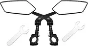 [Generic] Scooter Mirrors | 360-degree Rotation Side Mirrors For Road Bike | Motorcycle Accessory For Scooter Atv Bike, Folding s