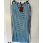 MISSONI SARONG SKIRT NEW WITH TAG BLUE