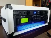 Modern White Bronco Studio Rack Case - 6U x 12" Kemper Axe FX Amp Case