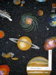 Planets Stars Satellites Cotton Fabric StudioE Planetary Missions By The Yard