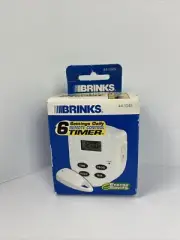 Brinks 7 Day Interior Remote Control Timer W/ 6 Daily Settings