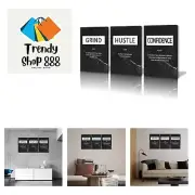Inspirational Canvas Wall Art - Grind Hustle Confidence Motivational Wall Art...