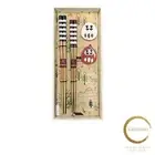 New Kawaii Chopsticks Paulownia Box Gift Milk Border Chopsticks Rest