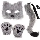Half Face Mask Scary Masquerade for Couple Black Men Cat Masks to Paint Miss