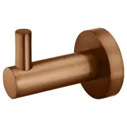 Round Robe Hook, Lustre Bronze
