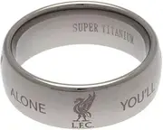 Liverpool FC Super Ring (UK Size: L) (Titanium)