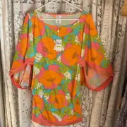 NWT Trina Turk tunic Swim & Spa Collection Cover Up dress Medium