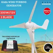 Kasa Digital Hybrid 200W Wind Turbine Generator Three Blade Solar Controller