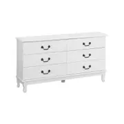 Artiss Chest of Drawers Dresser Table White KUBI