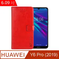 在飛比找PChome24h購物優惠-IN7 瘋馬紋 HUAWEI Y6 Pro 2019 (6.