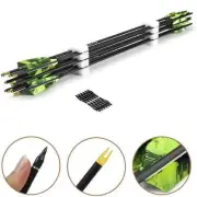 Archery Carbon Arrows Spine 300 340 400 500 600 30 32 Inch Shafts Recurve Bow