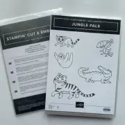Stampin' Up! Jungle Pals cling stamp set & Jungle Pals dies SAB Bundle