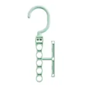 10Pcs 5-hole Durable Magic Hook Hangers Home Storage Rotating Extendable Clothing Foldable Wardrobe Multi-function Folding Hanger