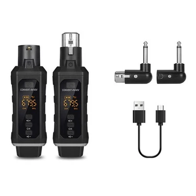UHF XLR Adapter System Microphone Transmitter Receiver System for Dynamic4746