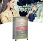 Multi-layer Thickened Storage Cabinet 35-sided Wide Macarons [five Layers]