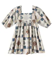 [Rylee + Cru] Rylee + Cru Cassidy linen and cotton dress Y 10/12 multicoloured