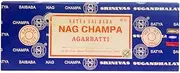 Satya Nag Champa Incense Sticks- 250g, 100 Sticks, Hand Rolled in India, Export Quality