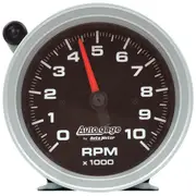 Auto Meter Auto gage Shift-Lite Tachometer 3-3/4" Pedestal Black 0-10,000rpm