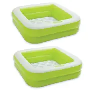 2x Intex Playbox 86x25cm Inflatable Kids Swimming Pool Water Bath Tub Assort 1y+
