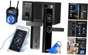 Smart Lock - Smart Keyless Entry Door Lock with Handle - Fingerprint Industrial