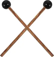 HONITANO 2Pcs Rubber Head Drum Mallets for Xylophone Glockenspiel Marimba and Woodblock Ergonomic Design Durable Sound Versatile for Professional Beginner Musicians