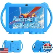 BYANDBY 2024 Kids Tablet, 7 inch Android 12 Tablet for Kids, 4GB+32GB ROM+1TB