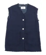 Il Gufo Button-Up V-Neck Gilet 8Y,12,4Y,14Y,12Y,10Y Black