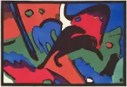 Wassily Kandinsky - The Blue Rider Giclee Fine Art Print on Canvas Wall 36"