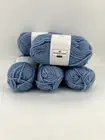 6 Buttercream Roving Bulky Yarn Skeins | 100% Wool | 690y | 600g | DUSTY BLUE