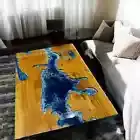 Live Edge Epoxy Resin Wood Table – Clear River Table – Handmade Solid Wood tops