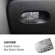 PU Trim Sticker Co-pilot glove Box Button Panel for Mini Cooper F56 Hatchback 15 (for: Mini)