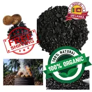 Ceylon Coconut Shell Activated Charcoal Chips | Organic | Water Filter | Aquariu