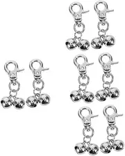 Pet Necklace Bell Puppy Collar Bells Locket Necklace Dog Grooming Necklace for Bells With Bell for Puppy Pet Feeder Pet Bells Pendant Dog Training Dogs Stainless Steel