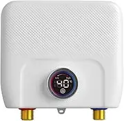 Water Heater Electric Instant Water Heater,Conversion Between Fahrenheit and Celsius, Remote Control,B