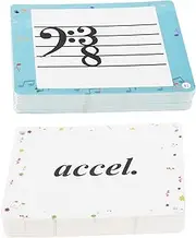 80pcs Music Note Flashcards Double Sided Study Aid for Piano Violin More Durable Learning Tools for Music Education School