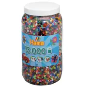 13000pc Hama Beads All Colours Tub Kids/Children Building Activity Fun Toy 5+