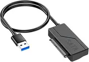USB 3.0 to Sata Cable Sata III to USB 3.0 Adapter Cable Support 3.5 2.5 Inch External HDD SSD Hard Drive Up to 6 Gbps