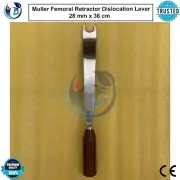 Muller Femoral Retractor Dislocation Lever 28 mm x 36 cm Orthopedic Instruments