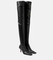 [Proenza Schouler] Proenza Schouler Faux leather over-the-knee boots AU 4 black