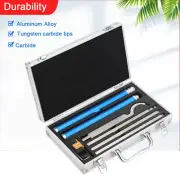 Wood Lathe Turning Tools Carbide Tipped Handle Chisel Blade WoodWorking