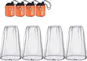 4 Pack Mosquito Head Net Face Mesh Net Head Protecting Net for Outdoor Hiking Camping Climbing Walking Mosquito Fly Insects Bugs Preventing (Regular Size, Grey)