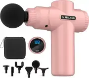 Mini Massage Gun-Pink，Muscle Deep Tissue Massager Gun, Handheld Percussion Massa