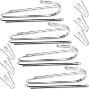 50 Pcs Curtain Hook Drapery Hooks for Pleated Drapes Clips Curtains