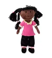 New Madame Alexander StinkyKids Skye Black Girl Cloth Doll