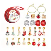 Catzon Girls Charm Bracelet Making Kit With 23 Charm Beads-Gold